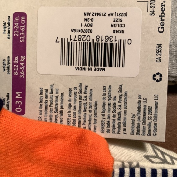 NEW Baby Boy Lot of 4 Sleep and Play Outfits - Picture 6 of 6